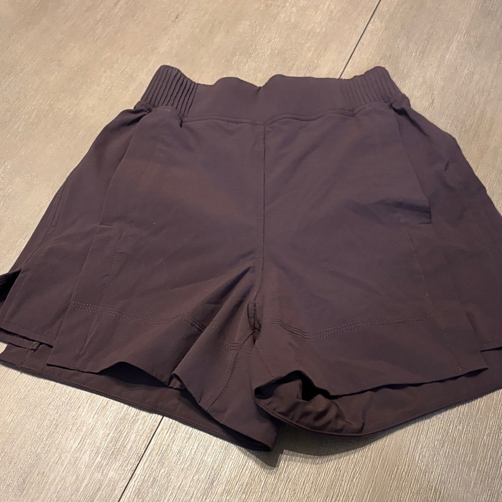 lululemon athletica Dark Brown Athletic Shorts